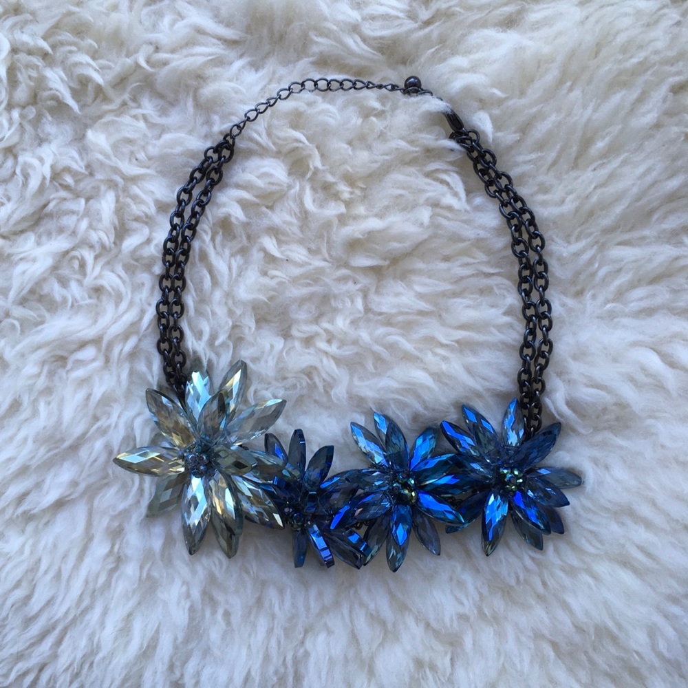 J. Crew - Glass Flower Necklace